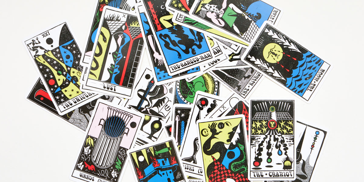 THE AUTONOMIC TAROT SET - David Keenan & Sophy Hollington – Rough