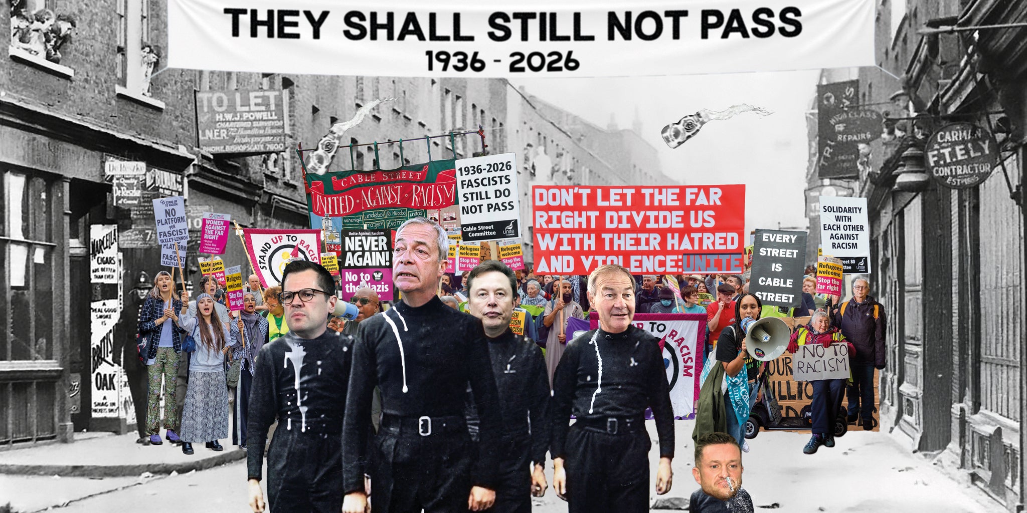 CABLE STREET 1936-2026: NOT THEN NOT NOW - UNITE THE UNION