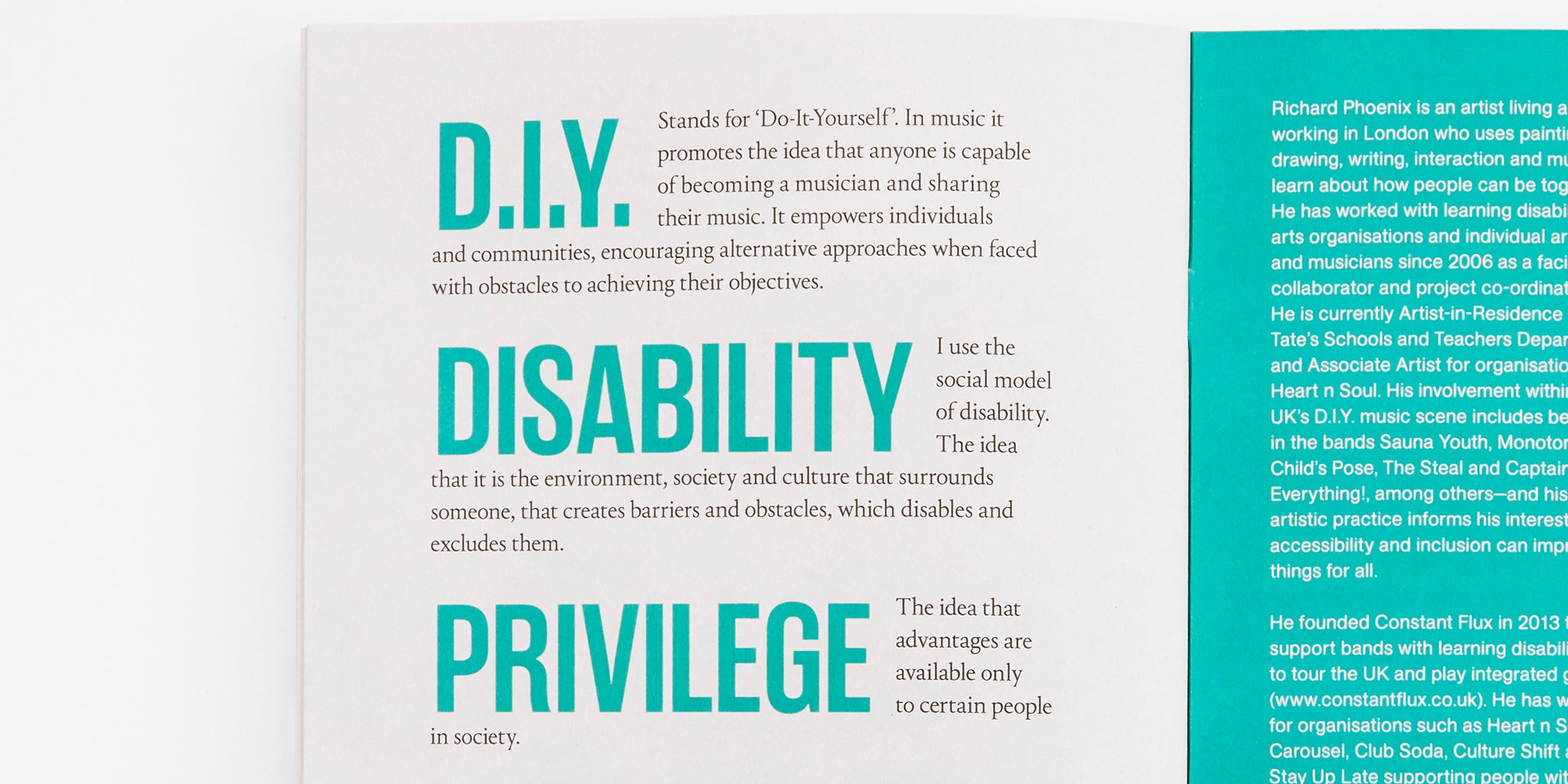 D.I.Y. AS PRIVILEGE: A MANIFESTO - Richard Phoenix